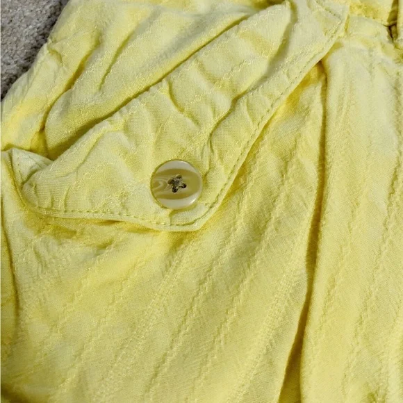 Kimchi Blue Urban Outfitters Yellow Super Soft High Waisted Shorts - Picture 4 of 6